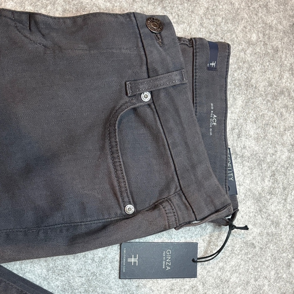 Fidelity Ginza Flex Fit Ace Charcoal 30 💗 - Picture 2 of 11